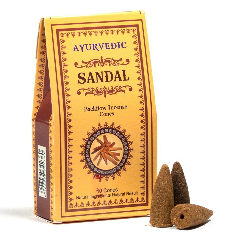 Κώνοι Backflow Σανταλόξυλο - Ayurvedic Sandal