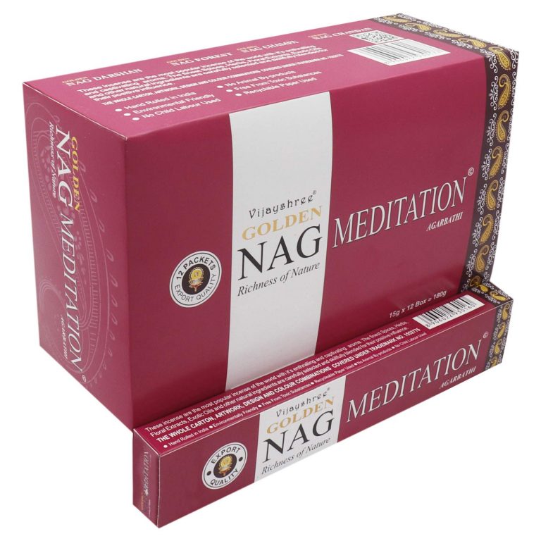 Αρωματικά Στικ Golden Nag Meditation - Διαλογισμός 15γρ