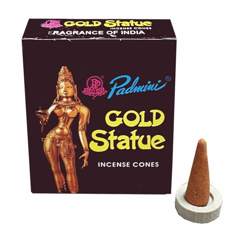 Αρωματικοί Κώνοι Padmini Gold Statue