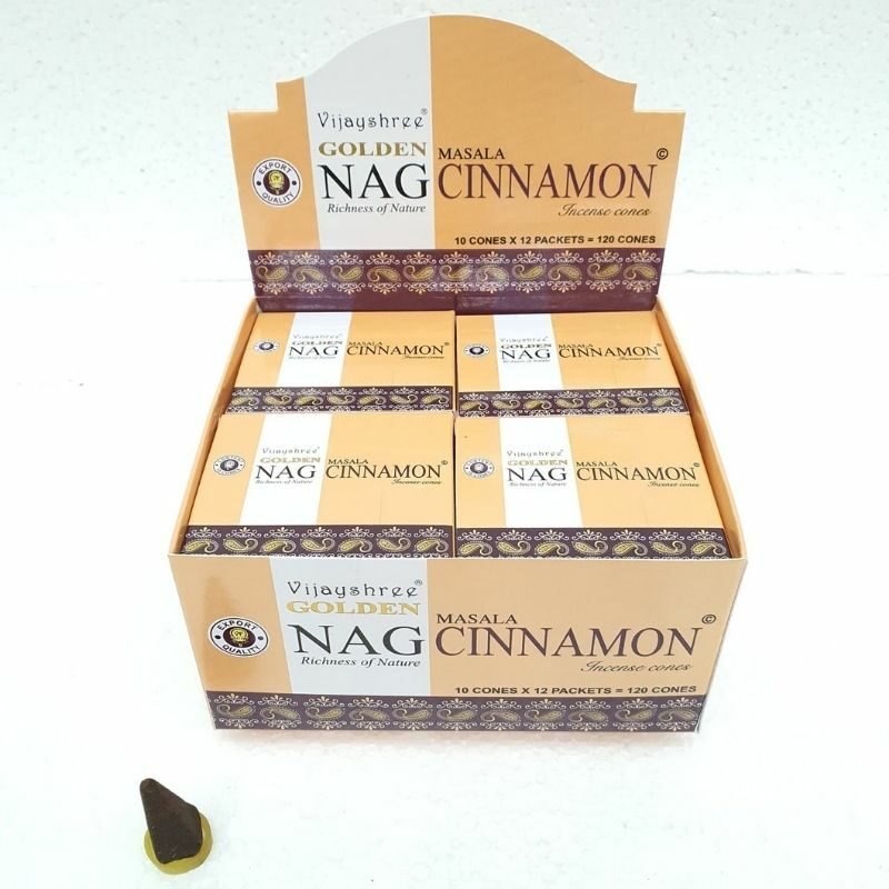 Αρωματικοί Κώνοι Golden Nag Cinnamon – Κανέλα