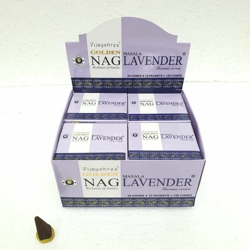 Αρωματικοί Κώνοι Golden Nag Lavender – Λεβάντα