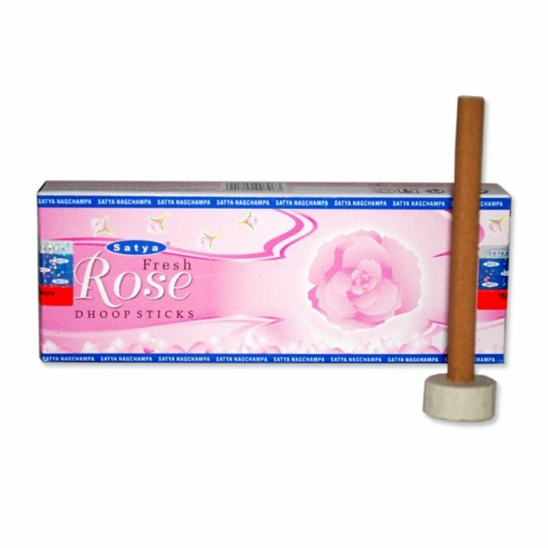 Αρωματικά Στικ Τριαντάφυλλο - Satya Fresh Rose Dhoop Sticks
