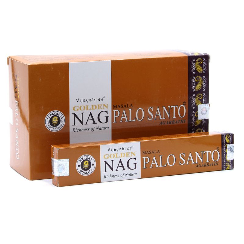 Αρωματικά Στικ Πάλο Σάντο - Golden Nag Palo Santo 15γρ