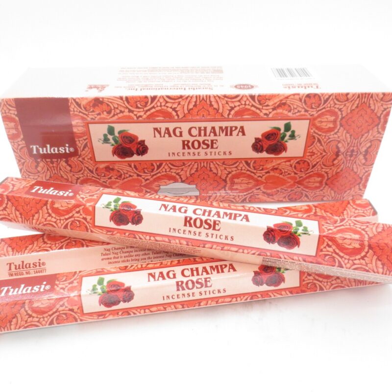 Αρωματικά Στικ Tulasi Nag Champa & Τριαντάφυλλο 15στικ