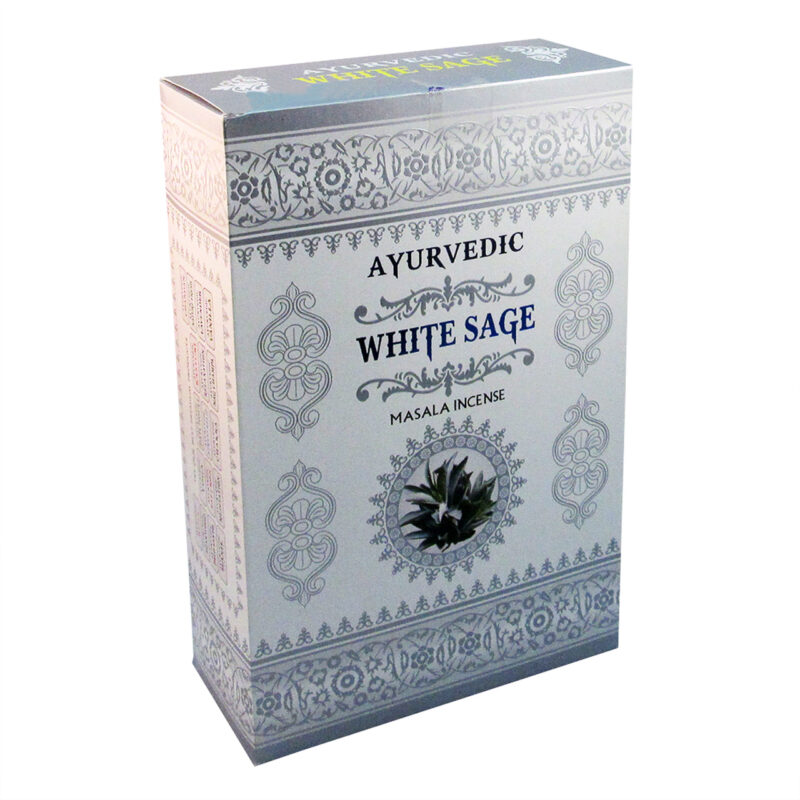 Αρωματικά Στικ Λευκό Φασκόμηλο - Ayurvedic White Sage 15γρ