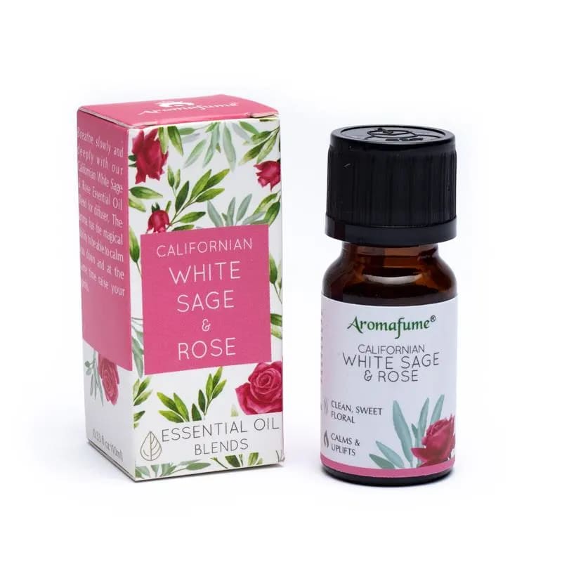 Μείγμα Αιθέριων Ελαίων Aromafume White Sage Rose 10ml