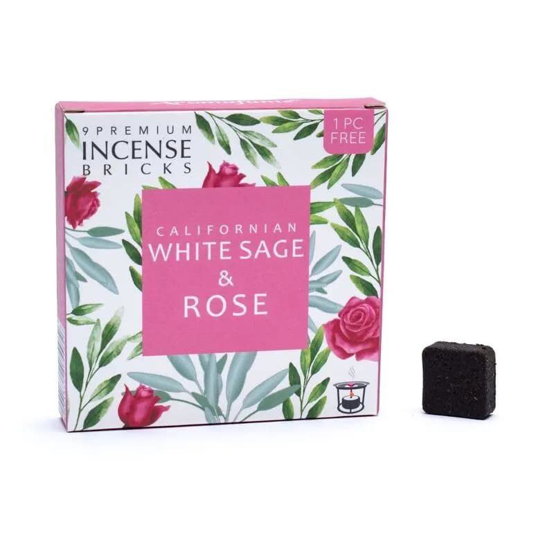 Αρωματικοί Κύβοι Aromafume White Sage Rose – Λευκό Φασκόμηλο Τριαντάφυλλο