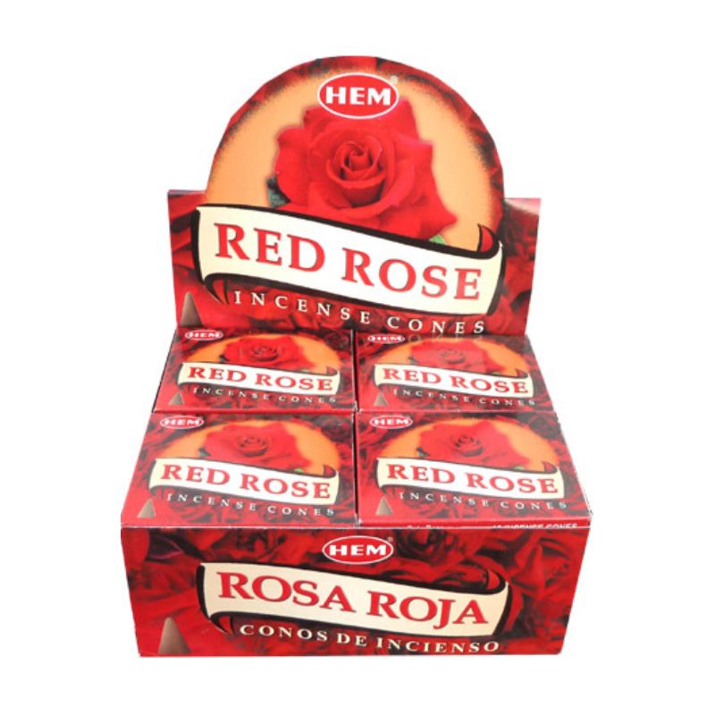 Αρωματικοί Κώνοι Τριαντάφυλλο - HEM Red Rose