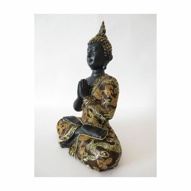 Άγαλμα Πορσελάνης Βούδας Σε Προσευχή 22εκ
