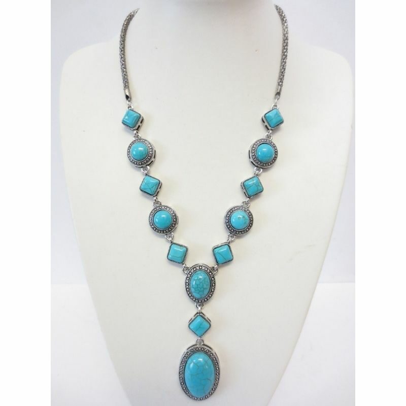 Κολιέ Τιρκουάζ Maya Style – Turquoise