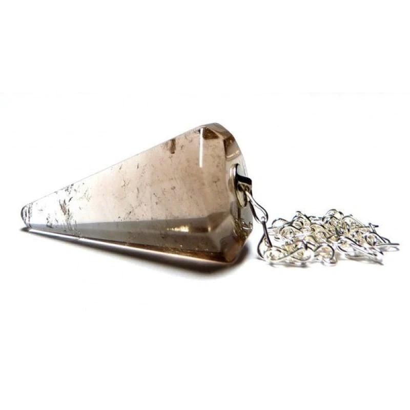 Pendulum Καπνίας Εξάπλευρο – Smoked Quartz
