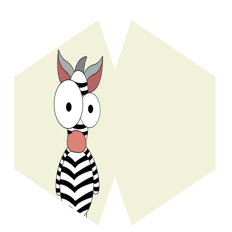 Μάσκα Προστασίας Προσώπου Crazy Zebra – Παιδιά