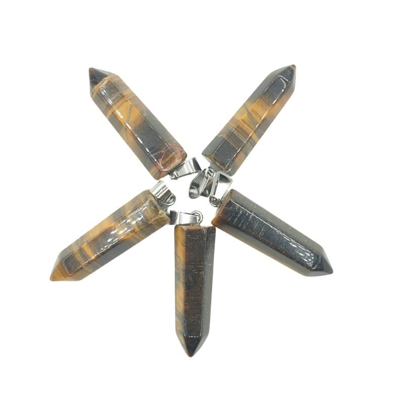 Μενταγιόν Πολύπλευρο Μάτι Της Τίγρης – Tiger Eye