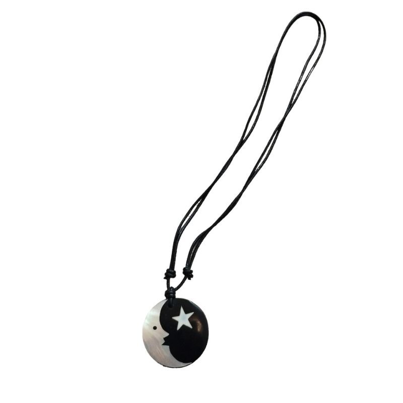 Κολιέ Από Φίλντισι Moon Star 4εκ