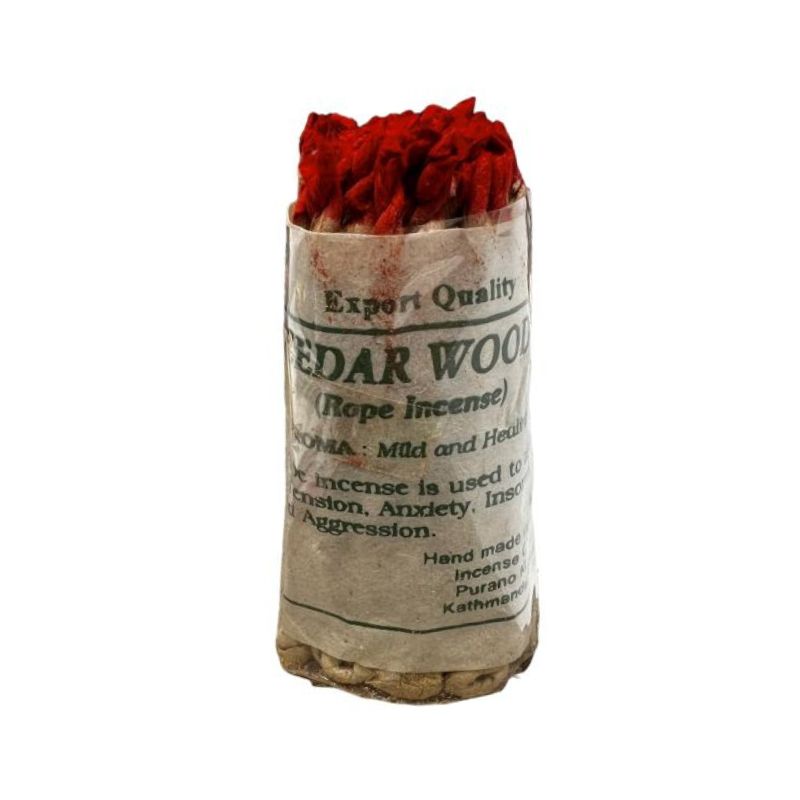 Αρωματικά Σχοινιά Κέδρος – Cedarwood Incense Ropes