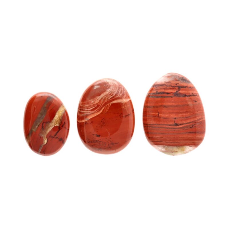 Πέτρα Παλάμης Κόκκινος Ίασπις – Red Jasper Palm Stone