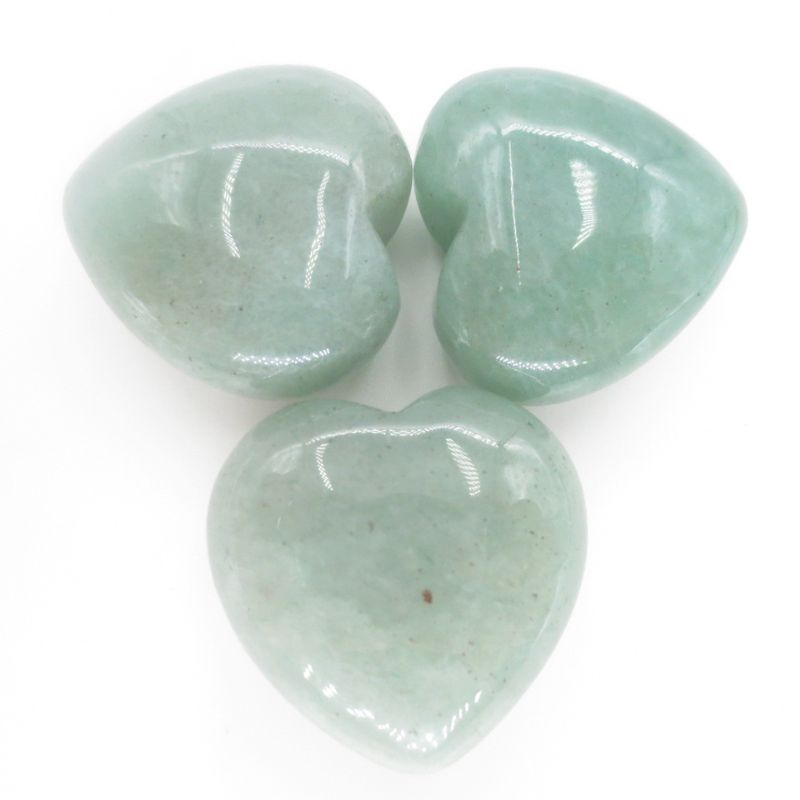 Πέτρα Παλάμης Καρδιά Αβεντουρίνη – Aventurine Heart Palm Stone