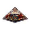Πυραμίδα Οργονίτη Επτά Τσάκρα Λουλούδι Της Ζωής