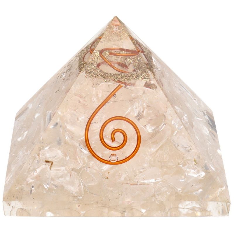 Πυραμίδα Οργονίτη Κρύσταλλος Χαλαζία – Rock Crystal