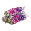 White Sage Carnation Sinuata Smudge Sticks 10cm