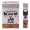 Αρωματικά Στικ Κέδρος Φασκόμηλο Vijayshree Golden Wild Craft Organic Smudging Resin Sticks 30gr